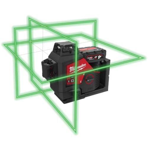 Milwaukee Kit Laser 360° 3ων επιπέδων και εξαρτήματα M12™ 4933478960