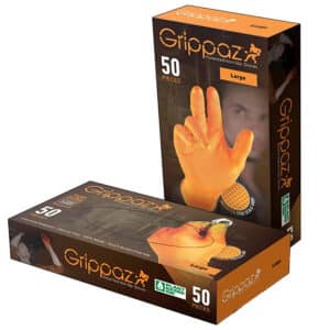 Grippaz Γάντια Νιτριλίου Πορτοκαλί Χωρίς Πούδρα 50 Τμχ L Ν9 droutsas.gr