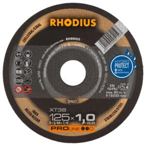 Rhodius Δίσκος Κοπής Inox ΧΤ38-125Χ1 204621 droutsas.gr