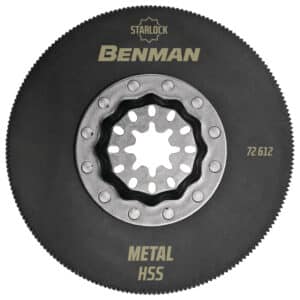 Benman Πριονόλαμα Στρογγυλή Starlock HSS 85mm, Για Μέταλλο 72612 droutsas.gr