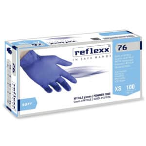 Reflexx Γάντια Νιτριλίου Χωρίς Πούδρα 100Τμχ R76-L droutsas.gr
