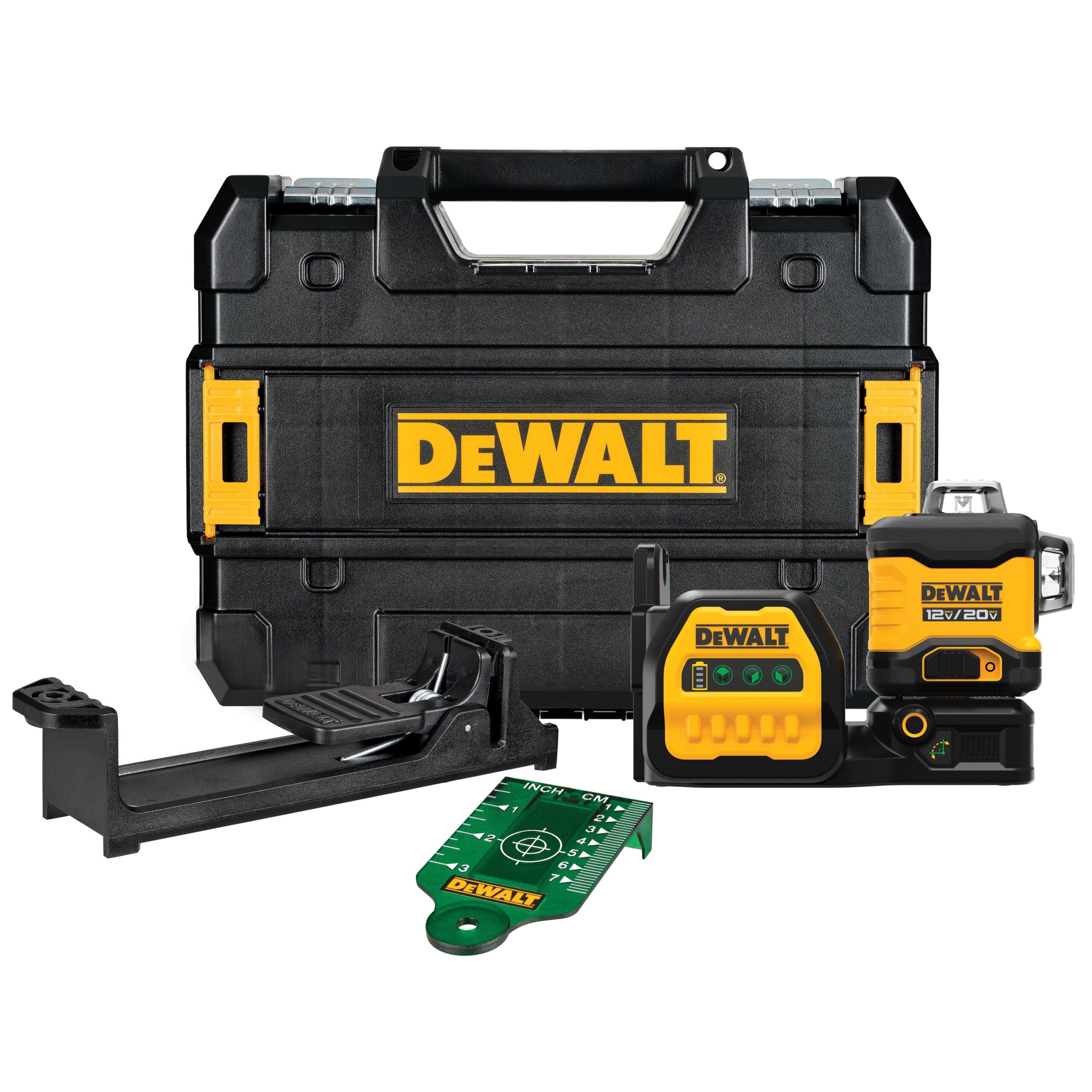 Dewalt-Αυτορυθμιζόμενο-Λέιζερ-18v-3x360-Πράσινης-Δέσμης-DCE089NG18-droutsas.gr_-scaled Dewalt Αυτορυθμιζόμενο Λέιζερ 18V/12V 3x360° Πράσινης Δέσμης Solo DCE089NG18 - Image 1