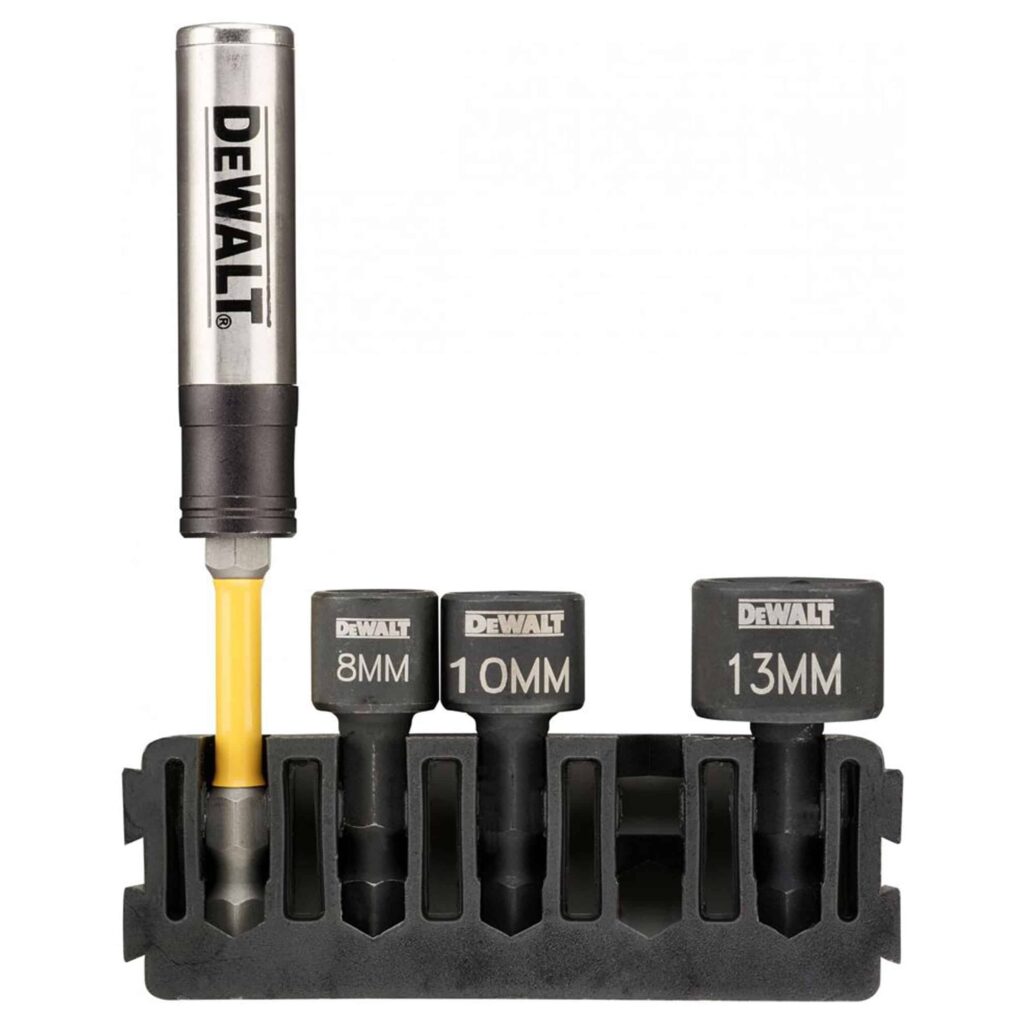 Dewalt Μύτες Κατσαβιδιού Bit Holder Σετ 4 Τμχ DT70826 droutsas.gr