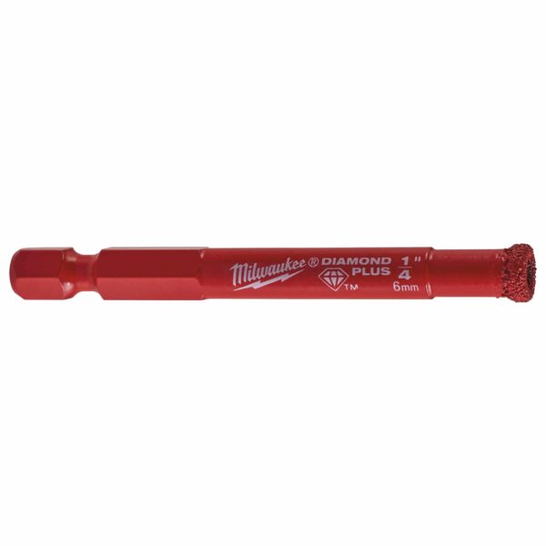 Milwaukee Αδαμάντινο Ποτηροτρύπανο 6mm 1-4'' Hex 49560505 droutsas.gr