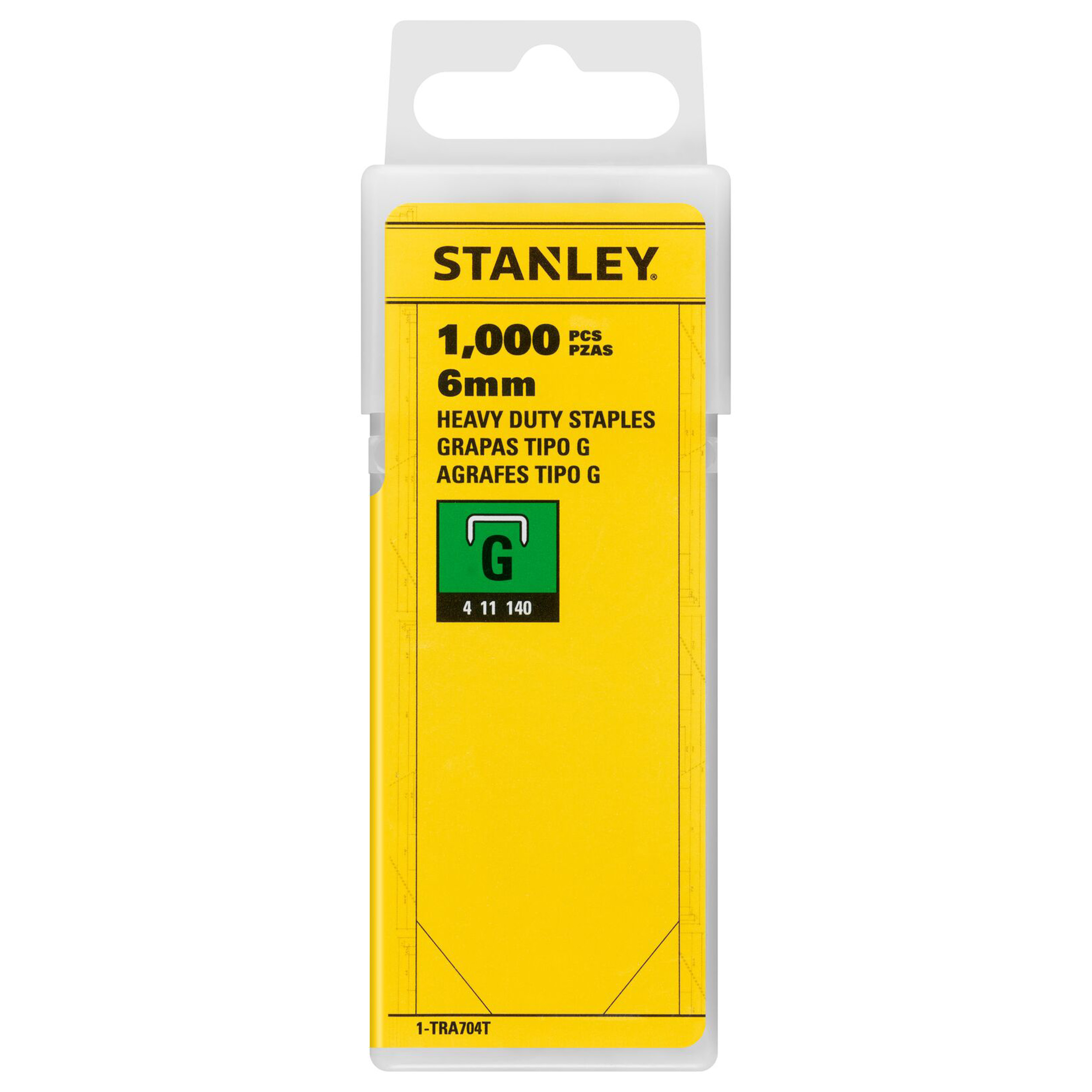 Stanley Δίχαλα Βαρέως Τύπου 1000 Τεμ. 1-TRA704T droutsas.gr Stanley Δίχαλα Βαρέως Τύπου G 4/11/140 6mm 1000 Τεμ. 1-TRA704T - Image 1