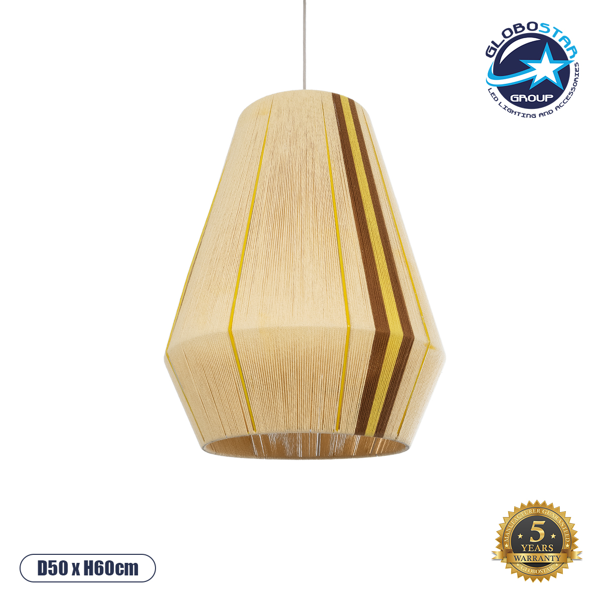 GLOBOSTARu00ae SALERNO 02334 Boho u039au03c1u03b5u03bcu03b1u03c3u03c4u03cc u03a6u03c9u03c4u03b9u03c3u03c4u03b9u03bau03cc u039fu03c1u03bfu03c6u03aeu03c2 u03bcu03b5 u039du03c4u03bfu03c5u03af 1 x E27 AC 220-240V IP20 - u039cu03c0u03b5u03b6 & u039au03b1u03c6u03ad - u039c50 x u03a050 x u03a560cm