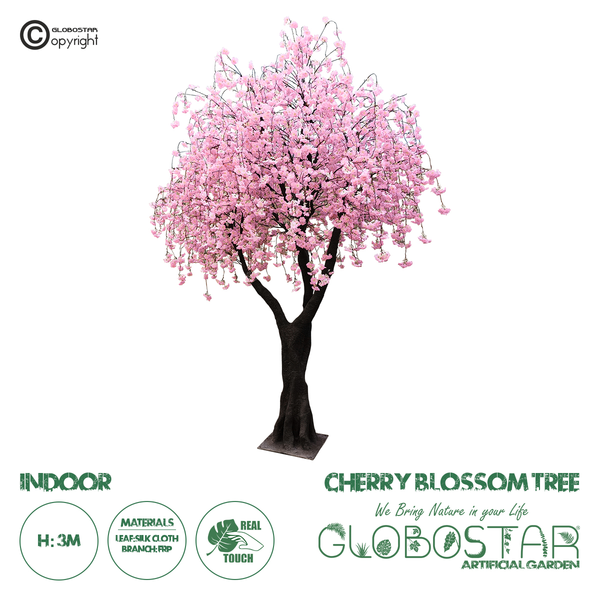 20212_1 GloboStaru00ae Artificial Garden CHERRY BLOSSOM TREE 20212 u03a4u03b5u03c7u03bdu03b7u03c4u03cc u0394u03b9u03b1u03bau03bfu03c3u03bcu03b7u03c4u03b9u03bau03cc u0394u03adu03bdu03c4u03c1u03bf u0386u03bdu03b8u03bfu03c2 u039au03b5u03c1u03b1u03c3u03b9u03acu03c2 u03a5300cm