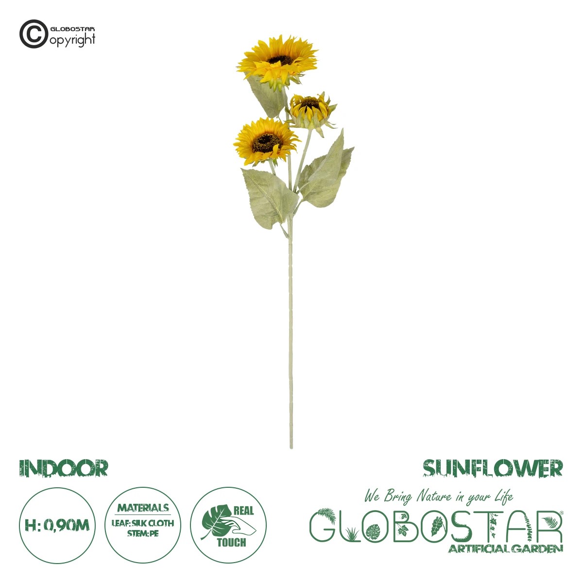 21380_1 GloboStaru00ae Artificial Garden YELLOW SUNFLOWER BRANCH 21380 u03a4u03b5u03c7u03bdu03b7u03c4u03cc u0394u03b9u03b1u03bau03bfu03c3u03bcu03b7u03c4u03b9u03bau03cc u039au03bbu03b1u03b4u03af u0397u03bbu03b9u03bfu03c4u03c1u03ccu03c0u03b9u03bf u039au03afu03c4u03c1u03b9u03bdu03bf Y90cm