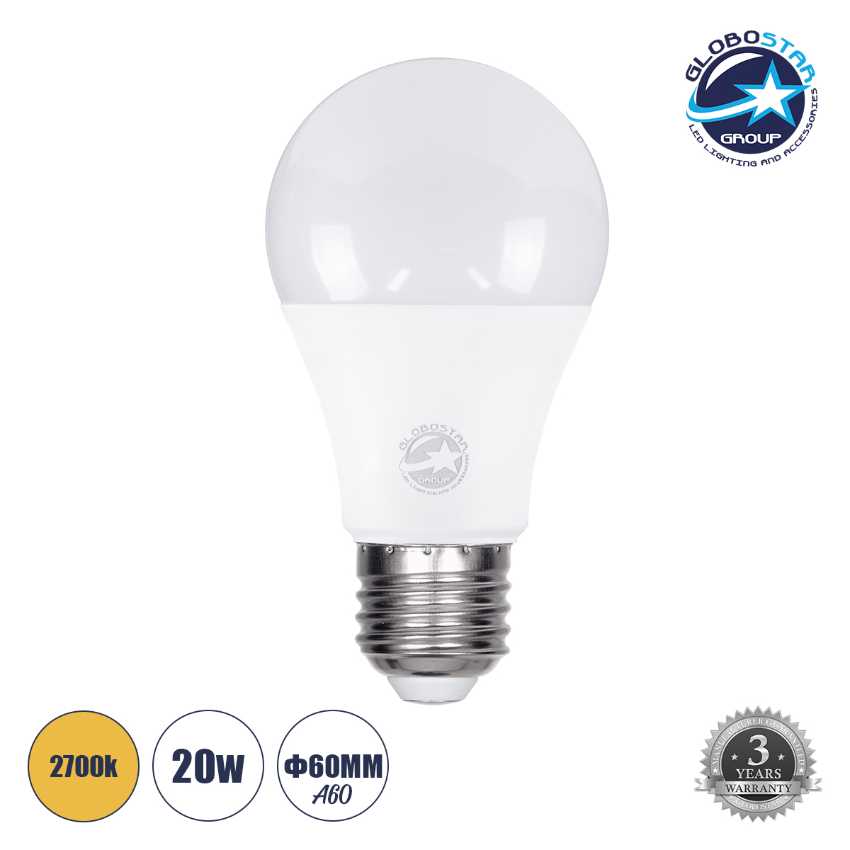 60038_1 GLOBOSTARu00ae GLOBE 60038 u039bu03acu03bcu03c0u03b1 E27 A60 LED 20W 2200lm 260u00b0 AC 220-240V IP20 u0398u03b5u03c1u03bcu03cc u039bu03b5u03c5u03bau03cc 2700K - Lumileds SMD Chip - u039bu03b5u03c5u03bau03cc u0393u03b1u03bbu03b1u03bau03c4u03b5u03c1u03cc - u039c6 x u03a06 x u03a511cm - 3 u03a7u03c1u03ccu03bdu03b9u03b1 u0395u03b3u03b3u03cdu03b7u03c3u03b7